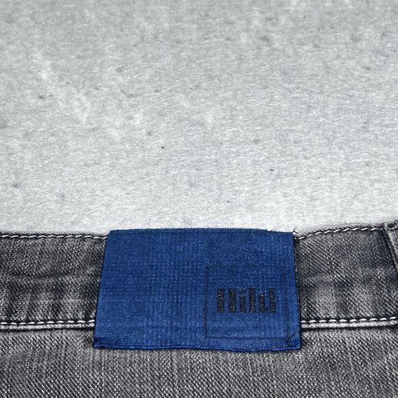Hiltl Trousers Jeans Mens Size 44 Gray Ultimate Stretch Denim Straight Relaxed - Picture 8 of 14